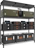 2800LBS 59" W 4 Tiers Storage Shelves Load, Metal Shelving Wire Metal Shelving by MEIGAOPLASTICANDMETALHKCOLIMITED