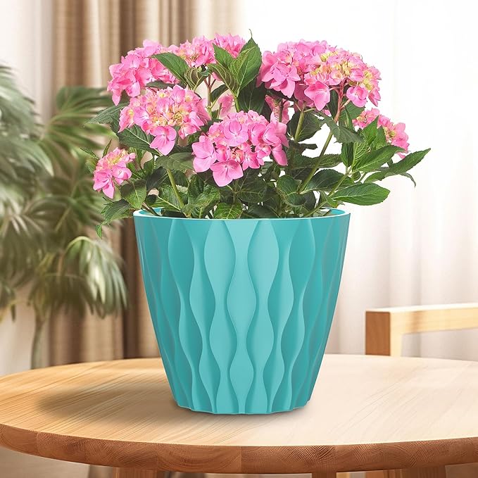 6 Pack 7 Inch Indoor Plant Pots - Image 5