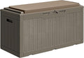 Greesum 100 Gallon Resin Deck Box Large Outdoor Storage by BuynowfromGreesum