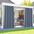 NICETOWN Outdoor Curtainch for Patio Waterproof 84 inch Wide, Thermal Insulated by NICETOWN