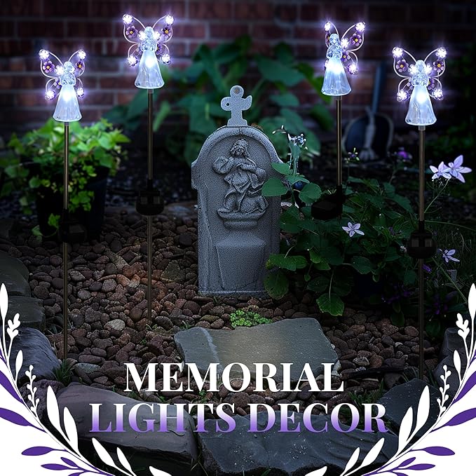 GIGALUMI Solar Angel Garden Stake Lights - Image 7