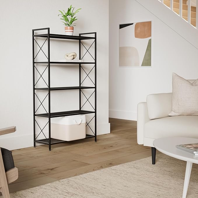 SONGMICS 5-Tier Metal Storage Rack, Shelving Unit - Image 2