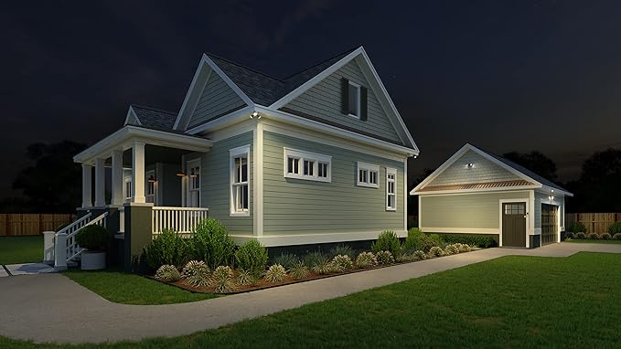 Lithonia Lighting HomeGuard 2-Light LED Outdoor Flood Lights, Outdoor LED Lights - Image 8