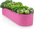 9-in-1 Galvanized Steel Raised Garden Bed // 8×2×1.5 ft Modular Planter by PlantPlot