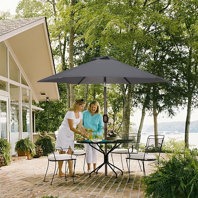 Blissun 7.5 ft Patio Umbrella, Yard Umbrella, Outdoor Market Umbrella - Image 6