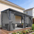 AECOJOY 16'x10' Outdoor Hardtop Gazebo Pergola by AECOJOY