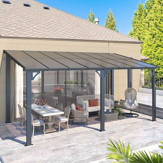 AECOJOY 16' x 8' Gazebo Outdoor Pergola by AECOJOY