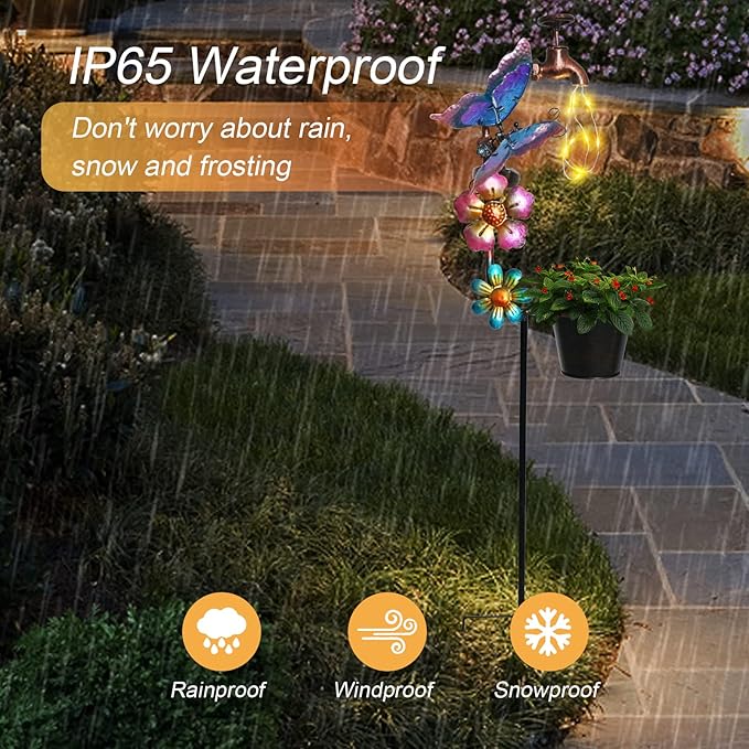Afirst Solar Outdoor Lights Decorative - Image 6