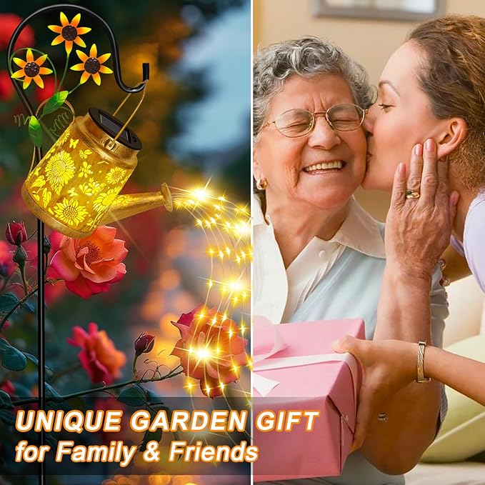 Christmas Gifts Solar Solar Lanterns Garden Decor Sunflower Lights, Large - Image 6