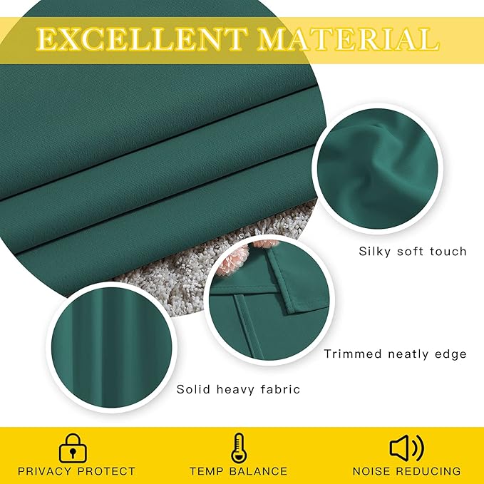 NICETOWN Bedroom Window Blackout Curtain Panel - Image 5