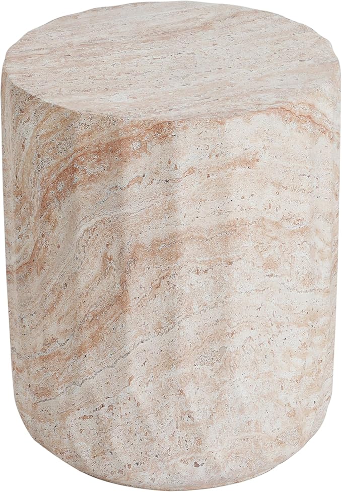 Christopher Knight Home Jayme 18.5" Indoor Outdoor Cylinder Accent Side Table - Image 5