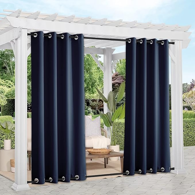 NICETOWN 2 Panels Outdoor Curtains by NICETOWN