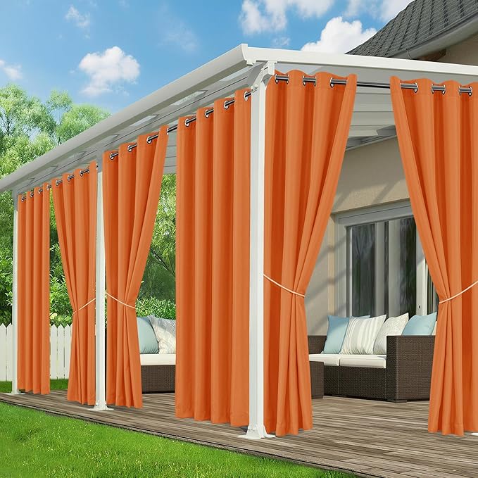 Patio Curtains Outdoor Waterproof by RichSets