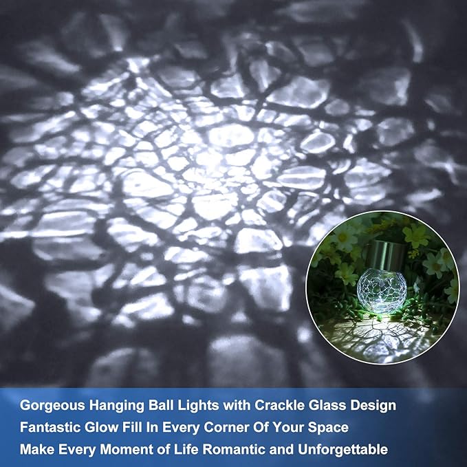 12Pack Outdoor Hanging Solar Lights - Image 4