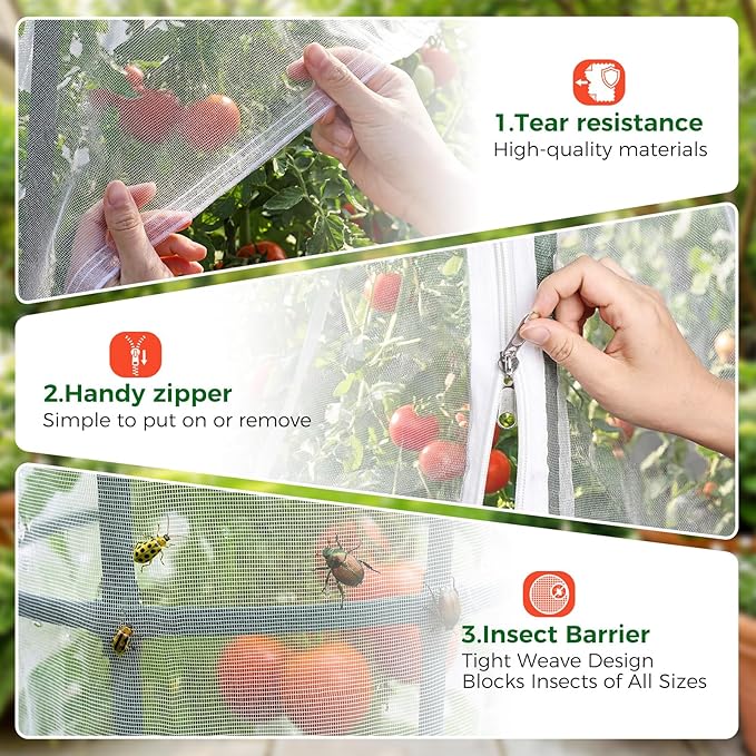 3Pcs Garden Bird Netting Plant Cover - Image 4