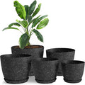 Utopia Home - Spotty Plant Pots Indoor - 7/6.6/6/5.3/4.8 Inches Flower Pots - 5 by UTOPIAHOME