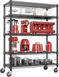 IZEUK Garage Shelving Wide Storage Shelves 5 Tier Metal Shelves 4000 LBS Heavy by IZEUK
