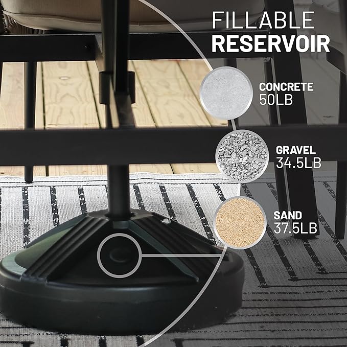 US Weight Durable Fillable Umbrella Base - Image 2