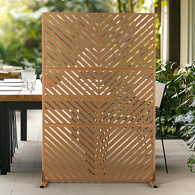 Outdoor Privacy Screen, Freestanding Privacy Fence Panels by FENCY