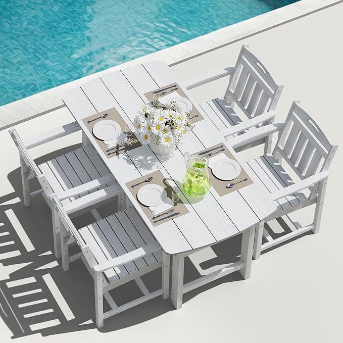 HDPE Outdoor Patio Dining Set by Suunyn