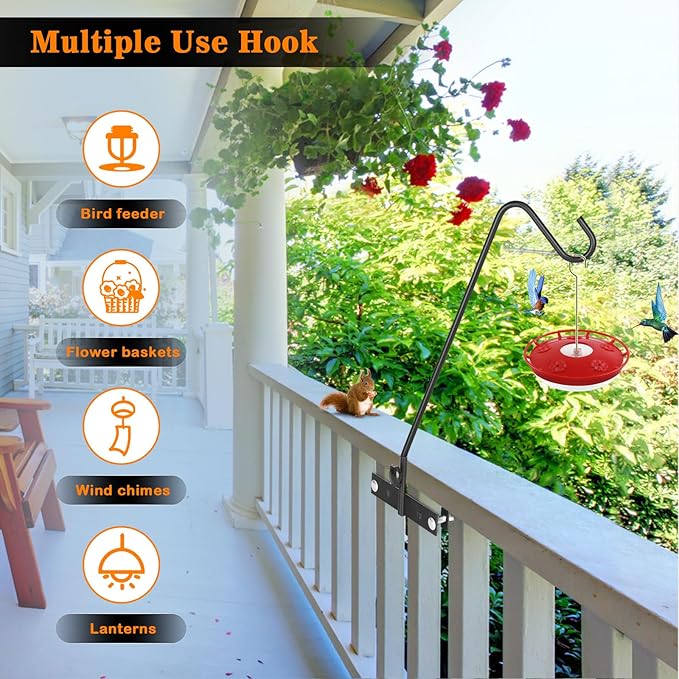 FEED GARDEN 2 Pack 13.5 Inch Deck Hooks - Image 7