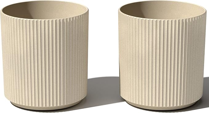 Veradek Demi Planter for Indoor/Outdoor Use | Made from Plastic & Concrete by VeradekOutdoor