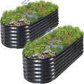 1MORE Galvanized Raised Garden Bed- Planter Garden Boxes Outdoor, Raised Beds by 1MORE
