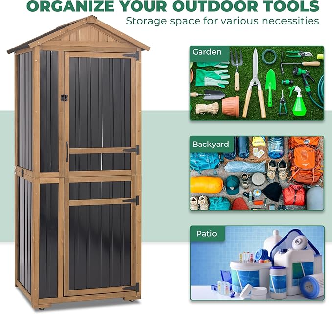 Large Outdoor Storage Cabinet - Image 5