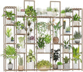 Bamworld Plant Shelf Indoor 30 Pots Large Plant Shelf Wide Tall Outdoor Plant by Bamworld