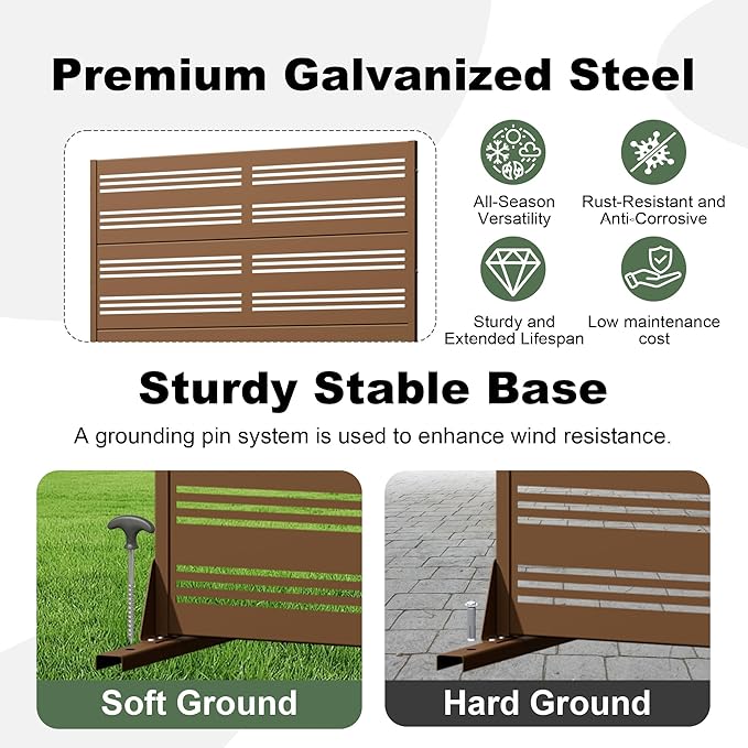 Casaphoria Metal Privacy Screen Outdoor - Image 6