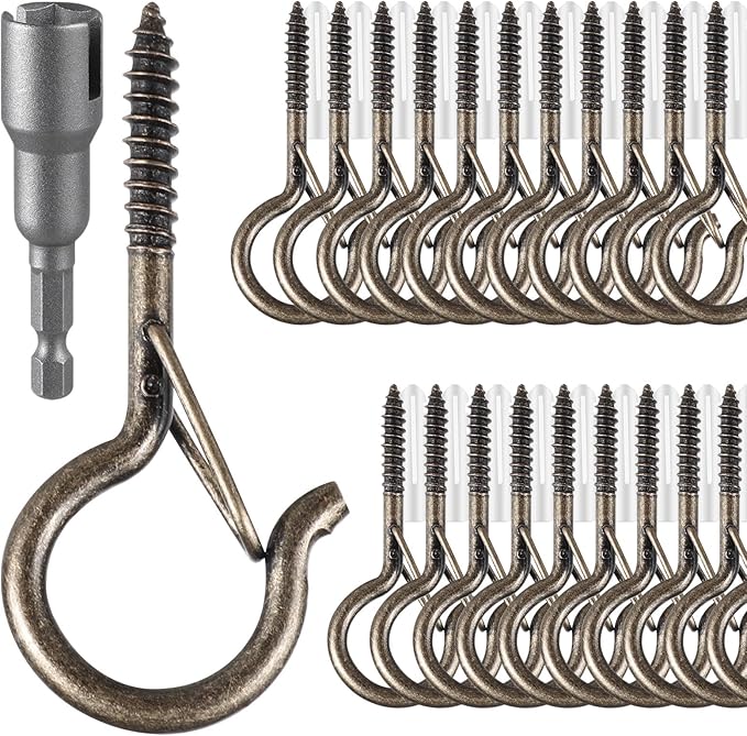 96 PCS Q-Hanger Hooks, Screw Hooks by FSAH