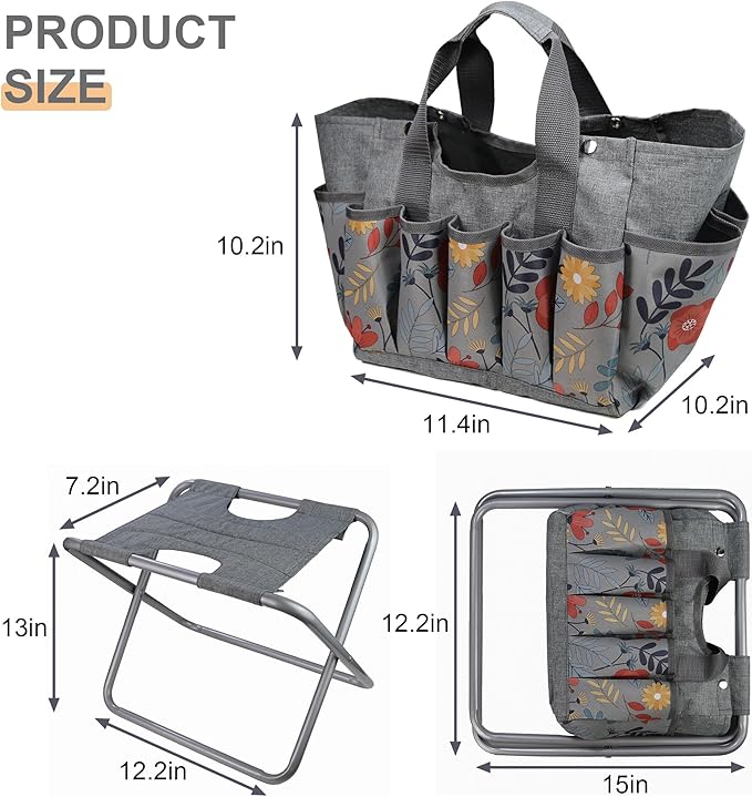 MDSTOP Folding Gardening Stool - Image 3