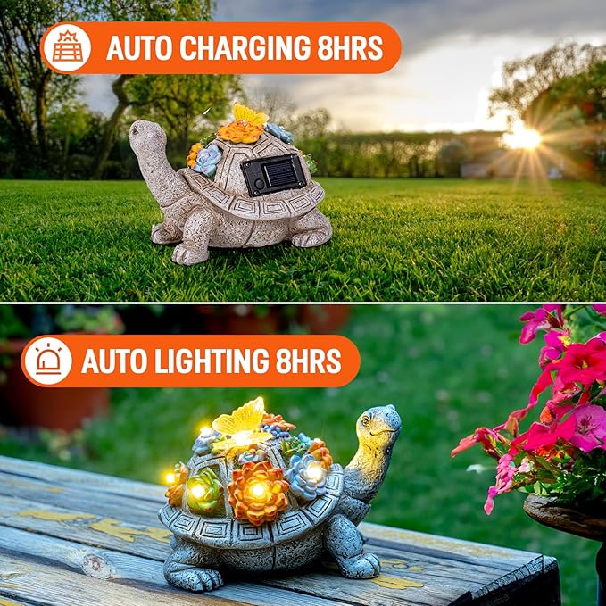 Solar Garden Outdoor Statues - Image 2