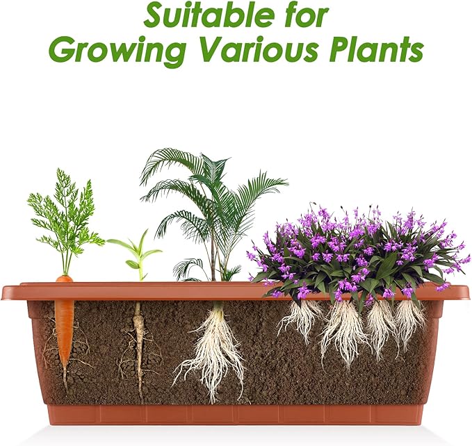 Suyncll Vertical Raised Garden Bed Planter Box, 5 Tiers Vertical Garden Planter - Image 4