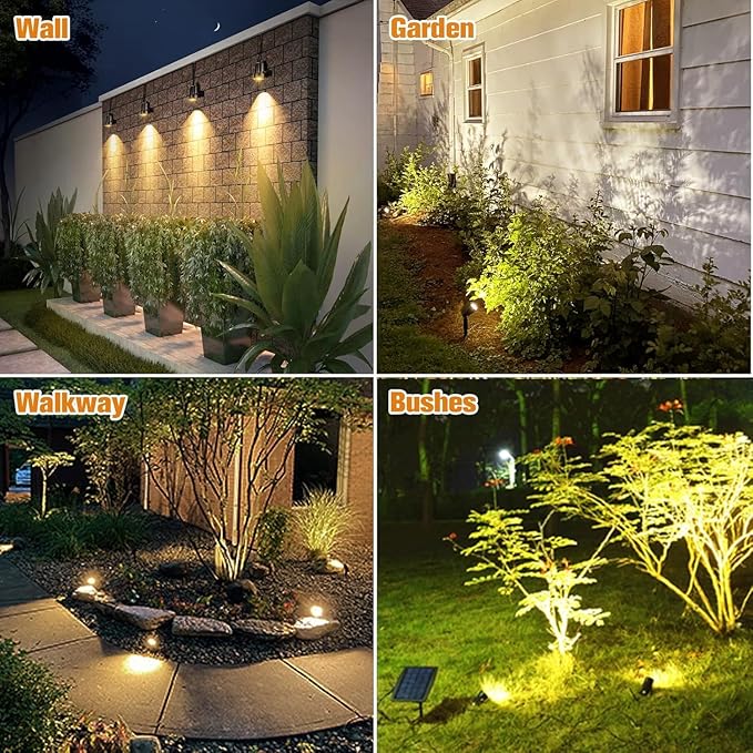 APONUO Metal Solar Spot Lights Outdoor - Image 3