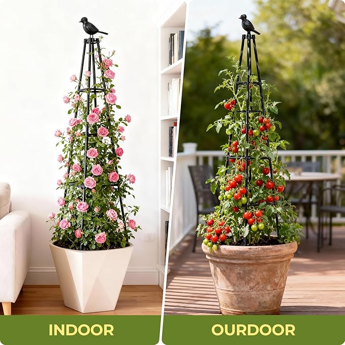 Garden Trellis for Climbing Plants Outdoors, Vegetables - Image 5