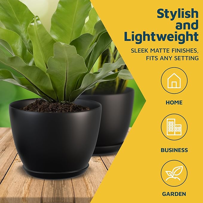 Lifemaster Plant Pots with Multi Drainage Holes - Image 3