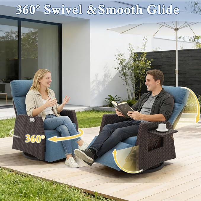 Adjustable Outdoor Recliner Chair - Image 3