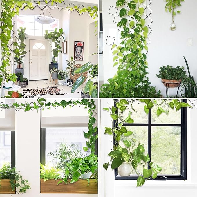 2 Pack 36pcs Chain Trellis for Climbing Plants Indoor & Outdoor, Garden Wall - Image 7
