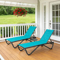 Kozyard Outdoor Chaise Lounge Chair, Full Aluminum Frame, Adjustable Reclining by Kozyard