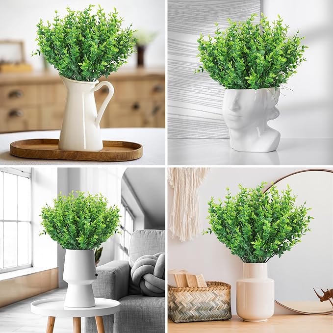 AGIRL 24 Bundles Fake Plants Greenery Stems, Artificial Plants - Image 7