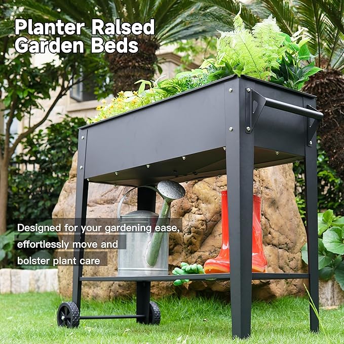 Elevate 32" Tall Raised Garden Bed Outdoor - Image 6