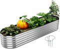 Large Raised Garden Bed Galvanized Metal Round Raised Garden Bed Outdoor by ZFHgarden