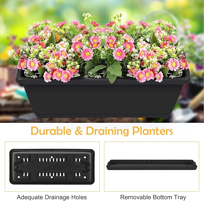 OYEAL Raised Garden Bed 4 Tier Vertical Garden Planters Indoor Outdoor Raised - Image 3