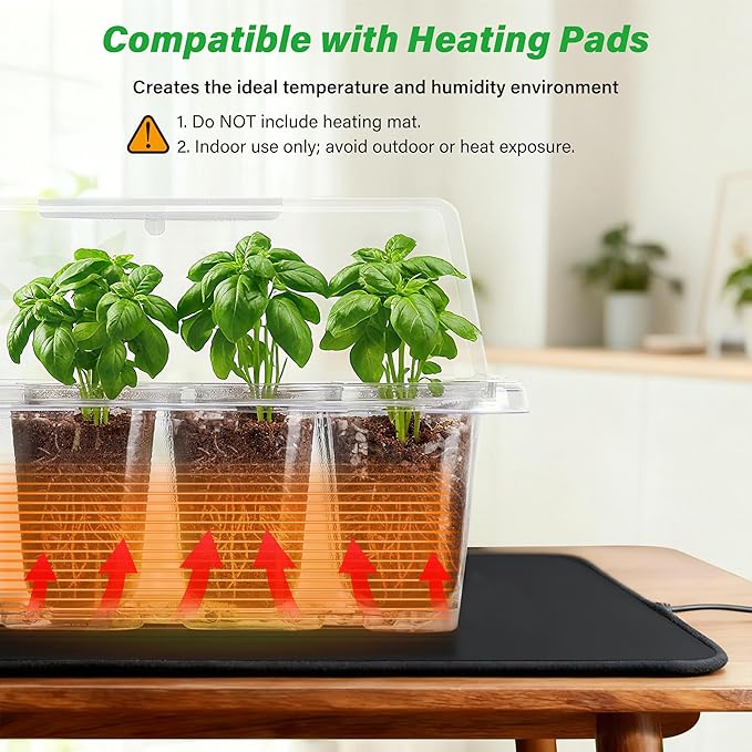 Bonviee 5-Pack Seed Starter Trays - Image 7