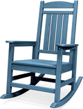 SERWALL Oversized Outdoor Rocking Chair, All-Weather Patio Rocking Chair by SERWALL