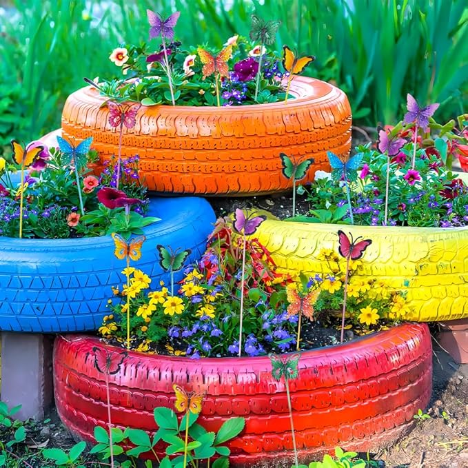 hogardeck Garden Decor for Outside, Yard Art Garden Decorations for Outdoor - Image 6