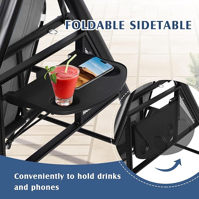 Grepatio Outdoor Porch Swing - Image 4