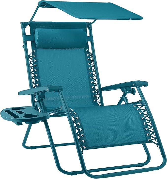 Best Choice Products Folding Zero Gravity Outdoor Recliner Patio Lounge Chair by BestChoiceProducts