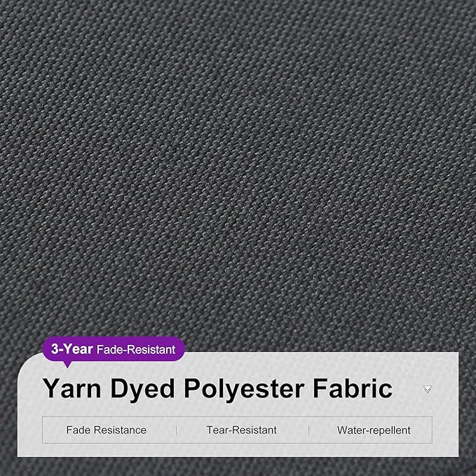 PURPLE LEAF 9 Feet Square Cantilever Umbrella Patio Umbrella - Image 7